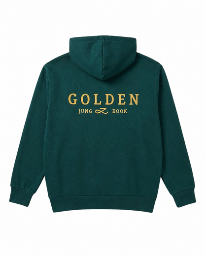 JUNGKOOK GOLDEN green hoodie