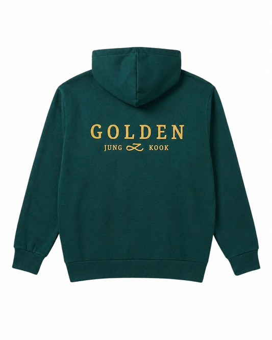 JUNGKOOK GOLDEN green hoodie